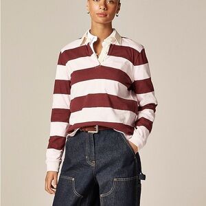 J Crew Striped Rugby shirt like new
